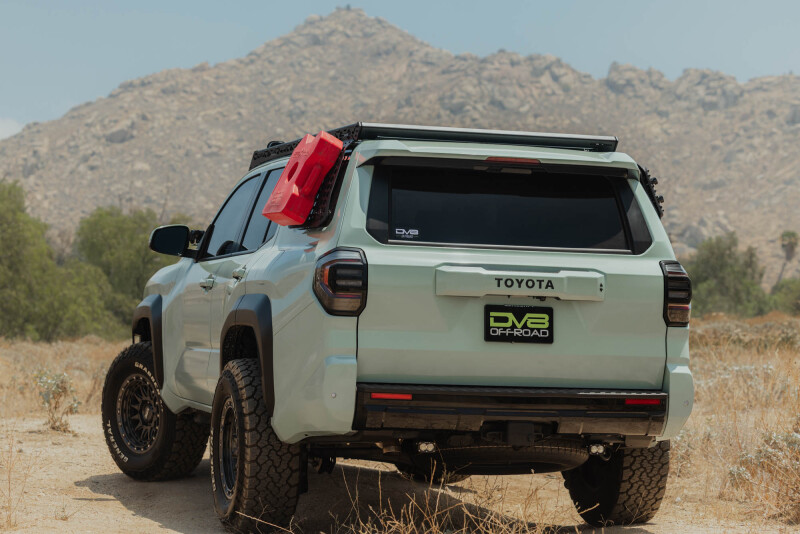 Toyota 4Runner Exterior Window Molle - Driver Side - DV8 Offroad - For DV8 Roof Rack - Black Powder Coated - `25-`26
